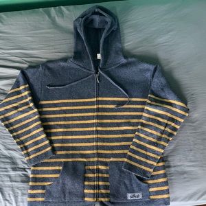 Vintage Zip-Up Hoodie from Brittany, France